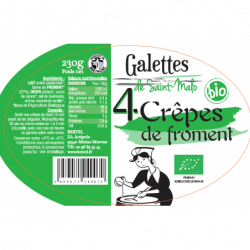 Crêpes de froment x4, 230g