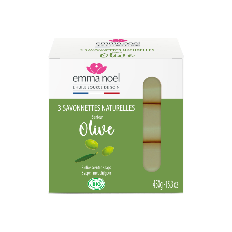 Savonnette olive 3x150g