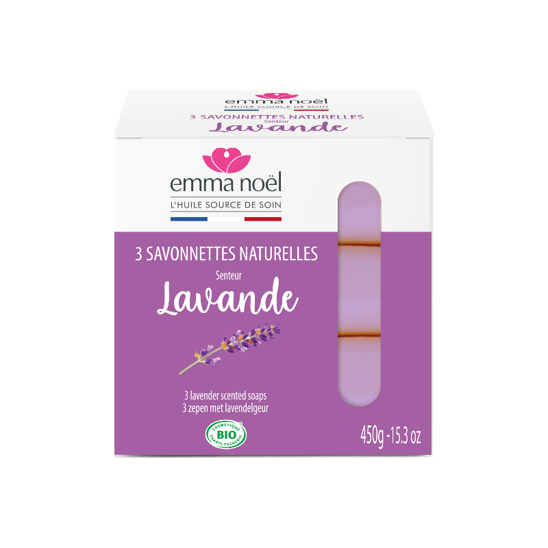 Savonnette lavande 3x150g