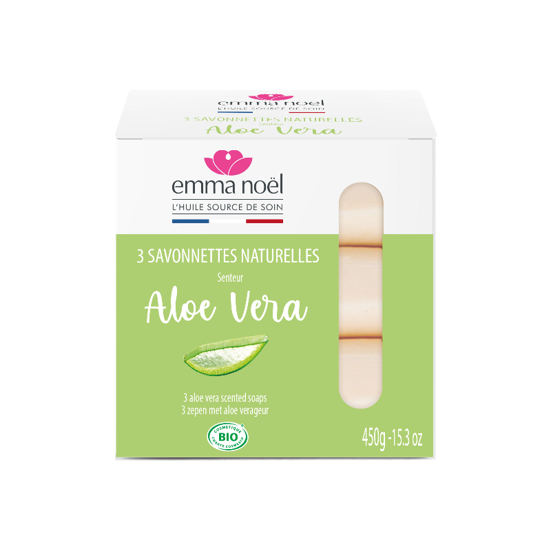 Savonnette aloé vera 3x150g