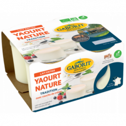 Yaourt nature au lait...