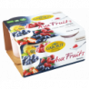Aux fruits yaourt fraise, framboise, myrtille, abricot, 4x125g