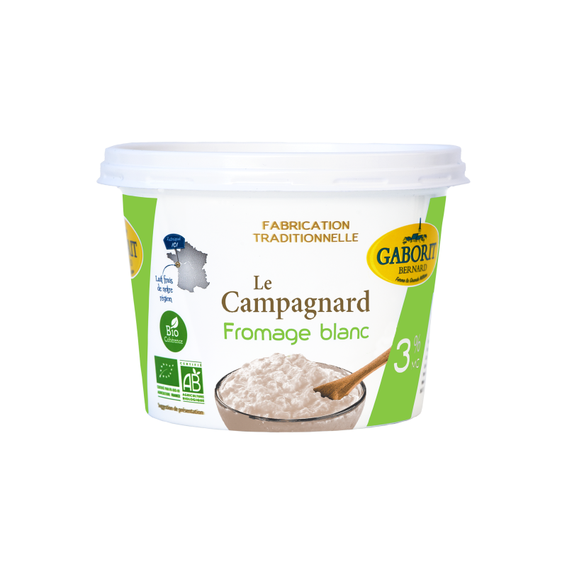 Fromage blanc campagnard 3% MG 500g