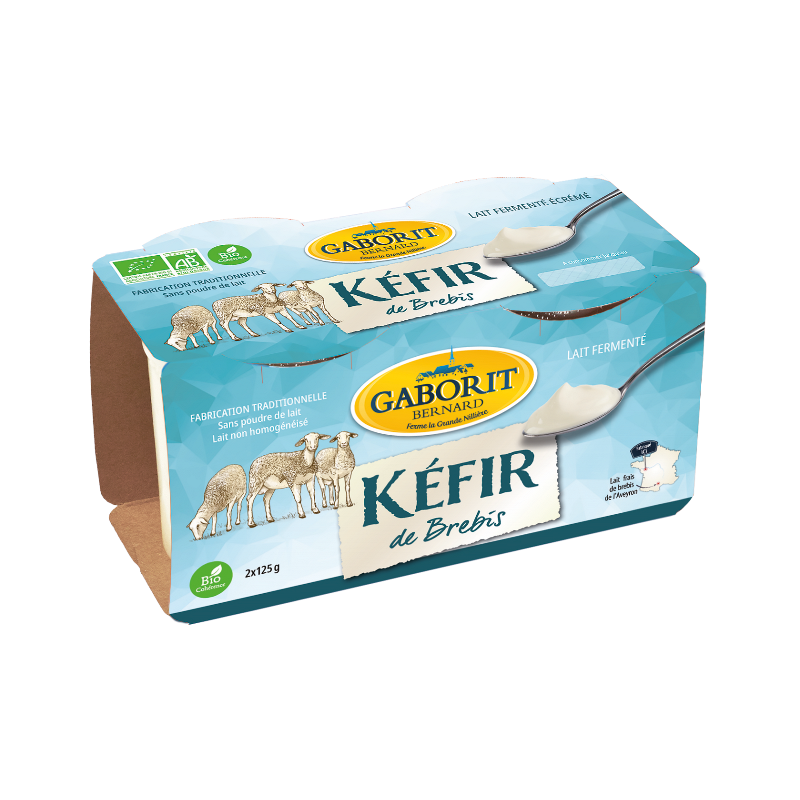 Kéfir au lait de brebis 0% MG 2x125g