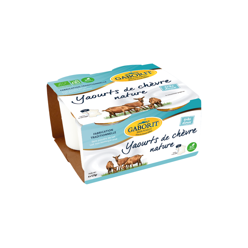Yaourt de chèvre nature 4x125g