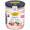 Yaourt brassé fraise vanille, pot en verre 400g