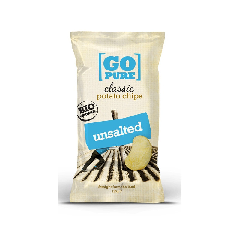 Chips sans sel, huile de tournesol, 125g