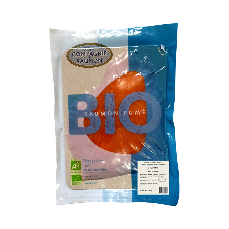 Saumon fumé Ecosse/Irlande (plaque traiteur) 2 tranches 80g