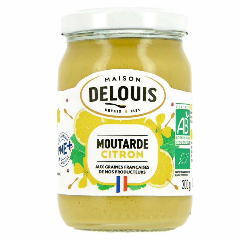 Moutarde forte citron 200g