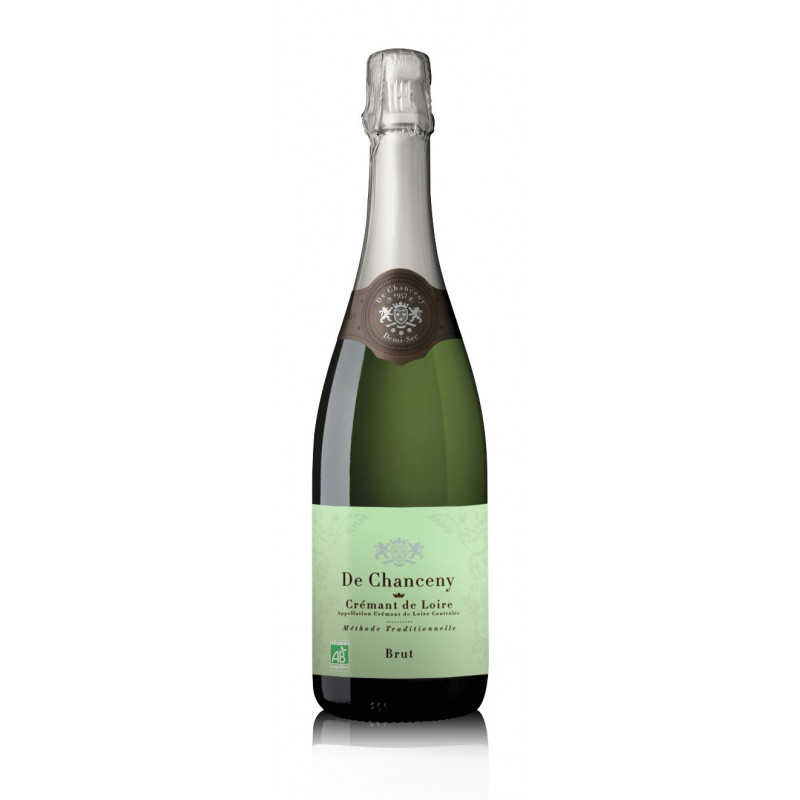 Vin pétillant AOC Crémant-de-Loire blanc brut 75cl