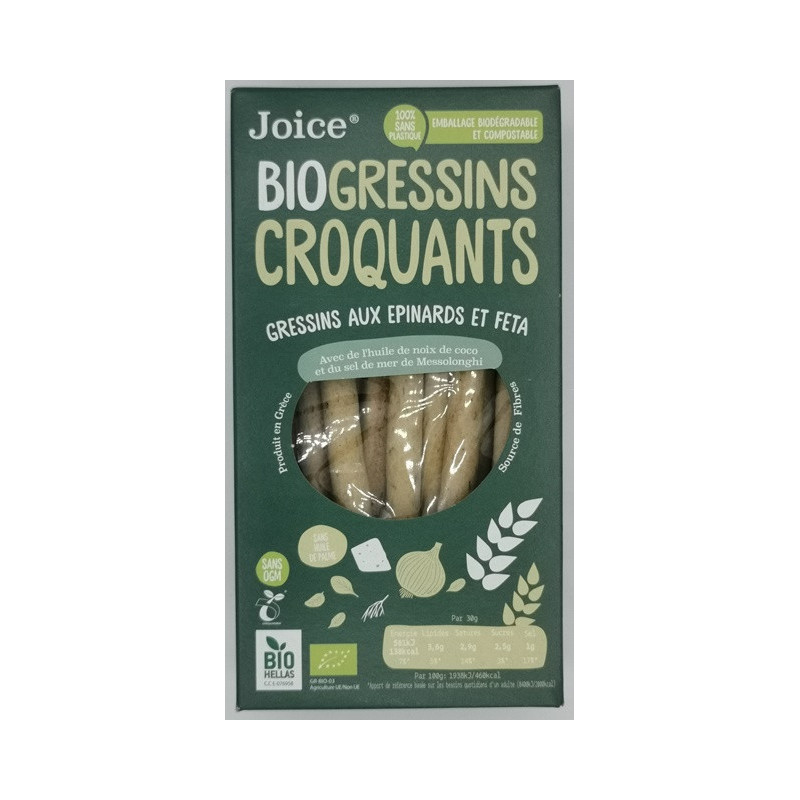 Gressin aux épinards et féta 120g