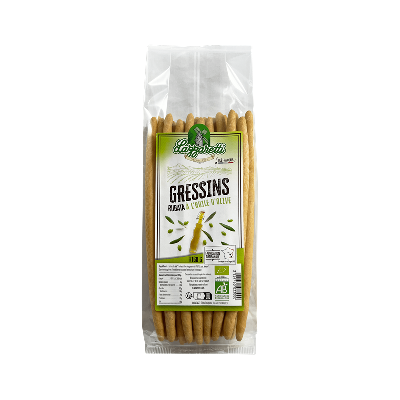 Gressin rubata à l'huile d'olive 160g