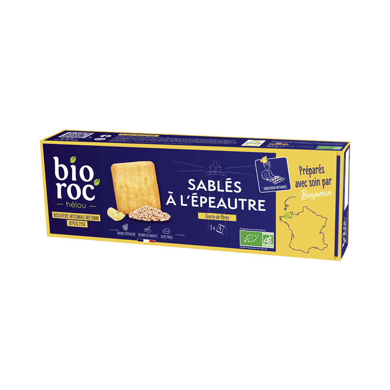 Sablés épeautre (x12) 160g, sans huile de palme