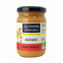 Moutarde au piment d'Espelette 200g