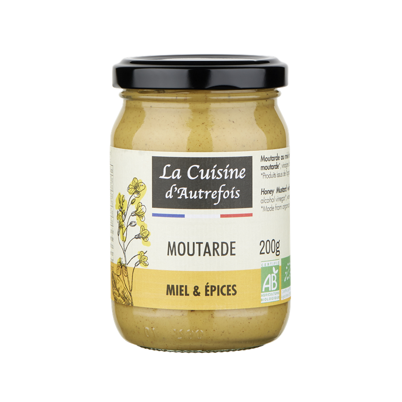 Moutarde au miel et épices 200g