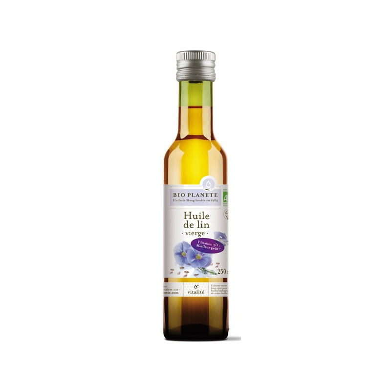 Huile lin vierge 25cl