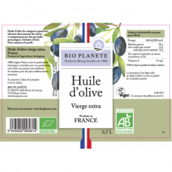 Huile d'olive vierge extra France 50cl