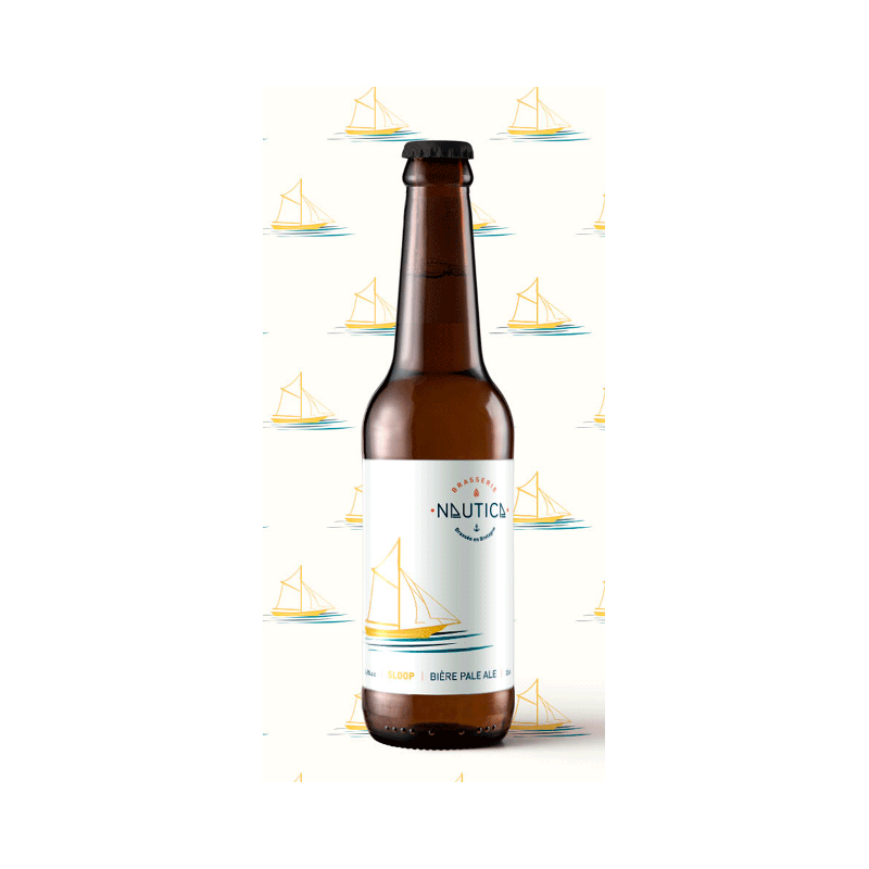 Bière blonde Sloop" Brasserie Nautica 33cl"