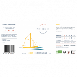 Bière blonde Sloop" Brasserie Nautica 33cl"