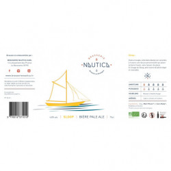 Bière blonde Sloop" Brasserie Nautica 75cl"