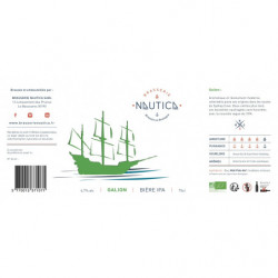 Bière IPA Galion" Brasserie Nautica 75cl"