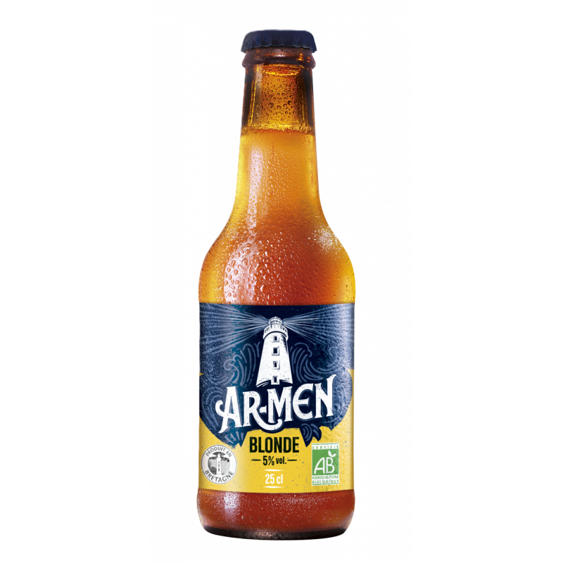 Bière blonde Ar-Men Pack 6x25cl