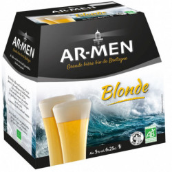 Bière blonde Ar-Men Pack 6x25cl