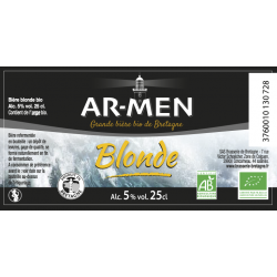 Bière blonde Ar-Men Pack 6x25cl
