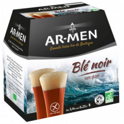 Bière au blé noir, sans gluten, Ar-Men 6x25cl