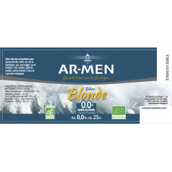 Bière 0% alcool Ar-Men Pack 6x25cl