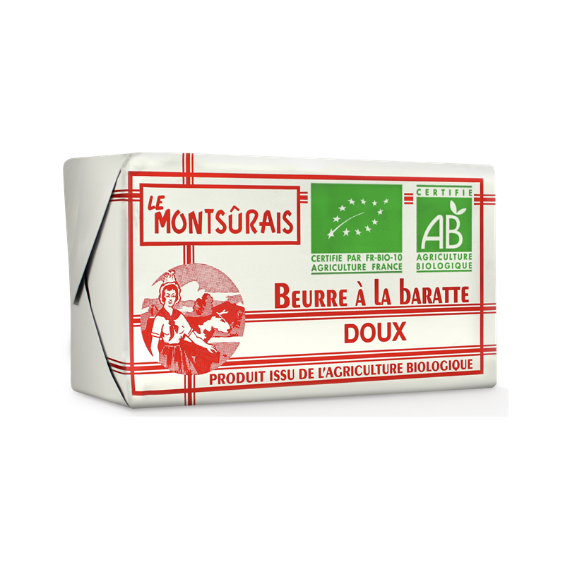 Beurre de baratte doux 250g