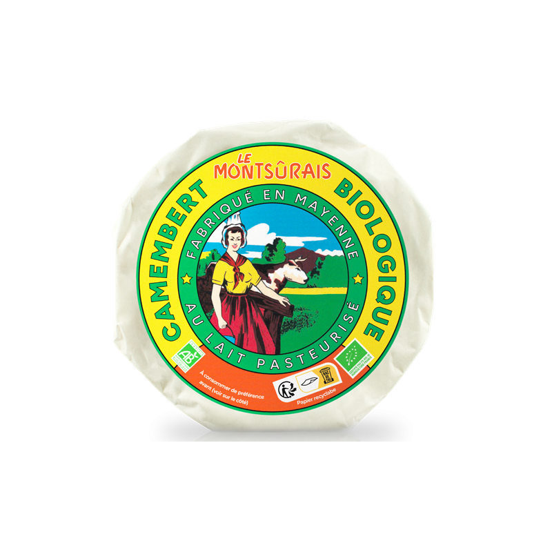 Camembert le Montsûrais au lait pasteurisé 250g