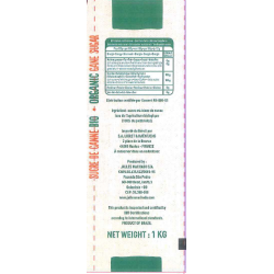 Sucre de canne blond poudre Brésil, commerce équitable, 1kg