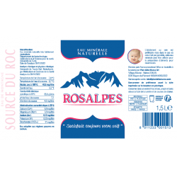 Eau plate Rosalpes 1,5l