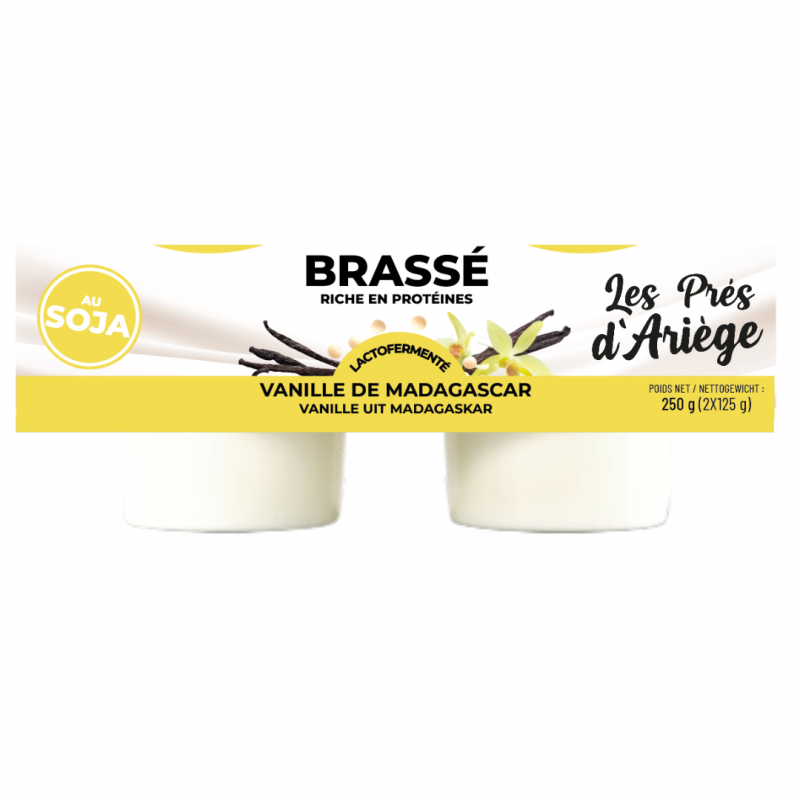 Soja brassé vanille 2x125g