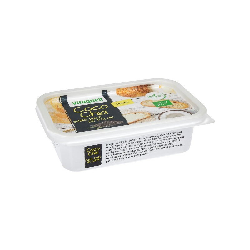 Vitaquell Vita'coco et chia 250g, végan