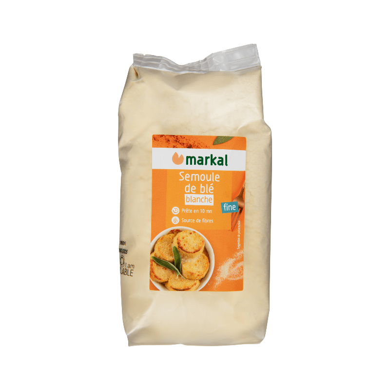 Semoule blé dur blanche fine 500g