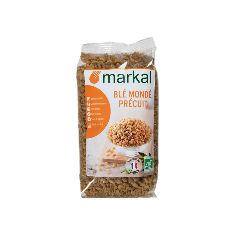 Blé mondé précuit (étui carton) 500g