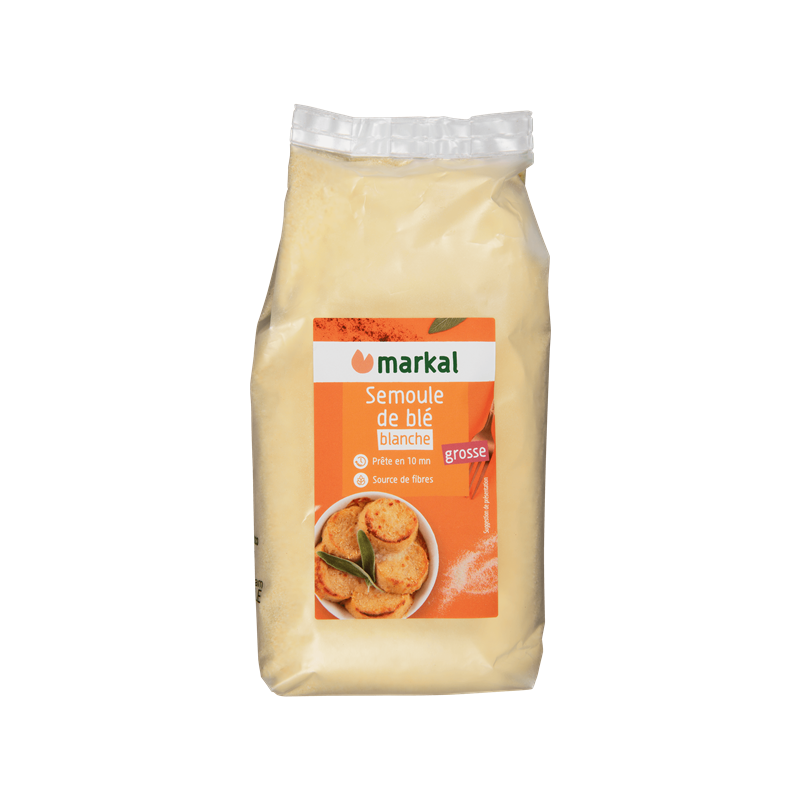 Semoule blé dur blanche grosse 500g