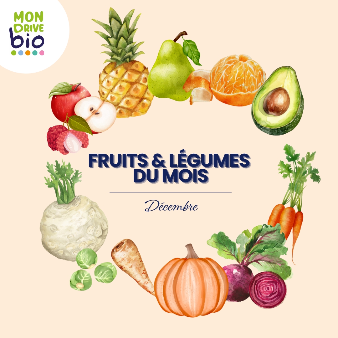 Fruits et légumes du mois de décembre