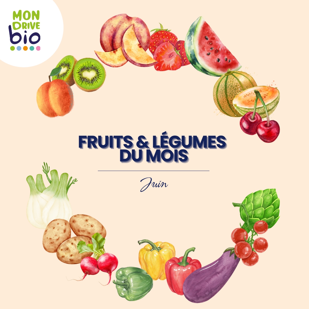 Fruits et légumes du mois de juin