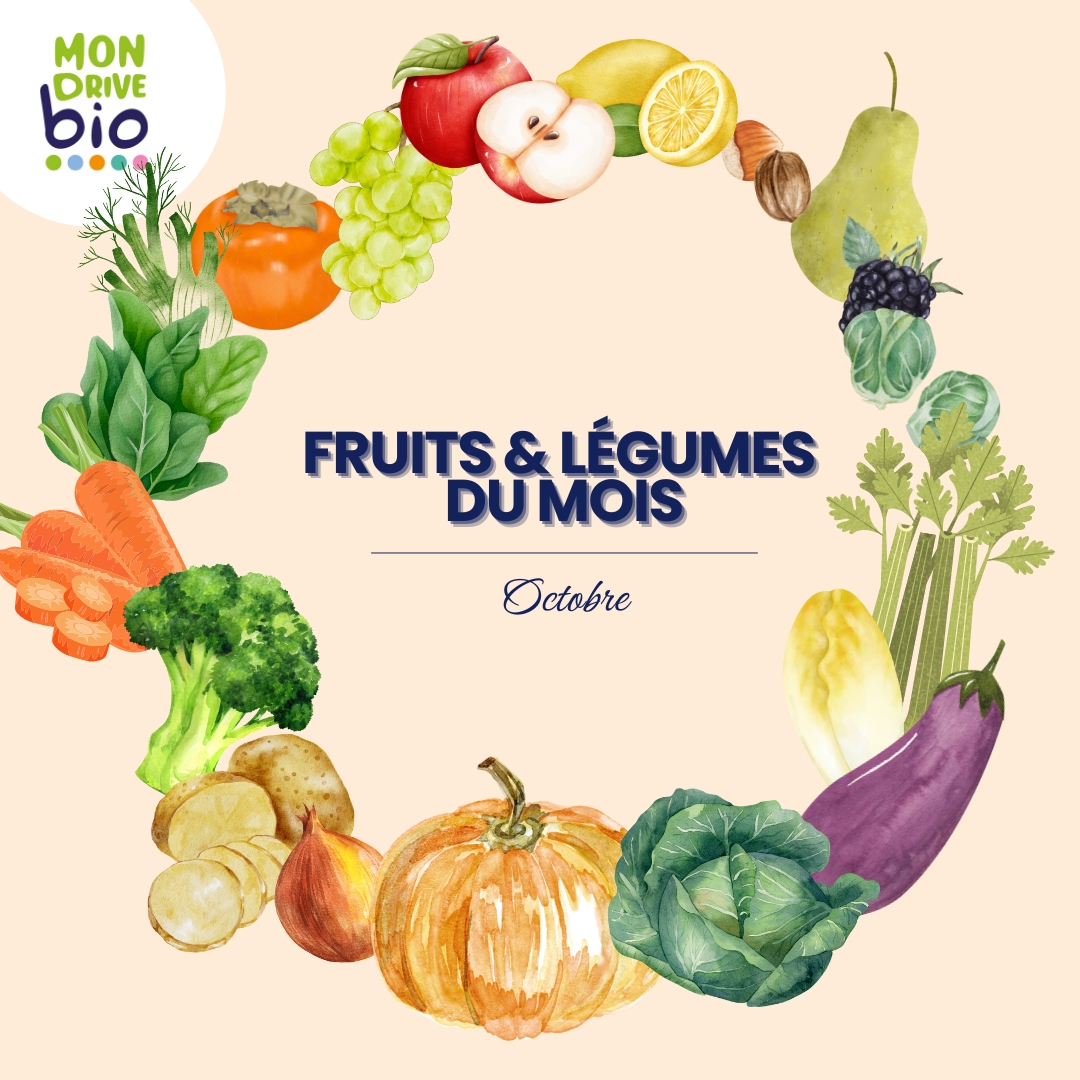 Fruits et légumes du mois d'octobre