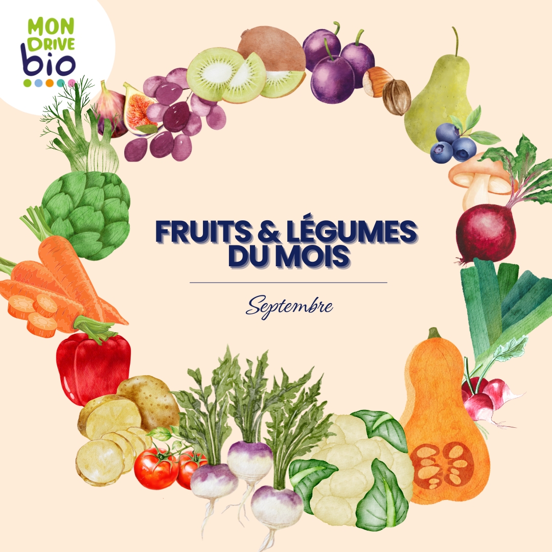 Fruits et légumes du mois de septembre