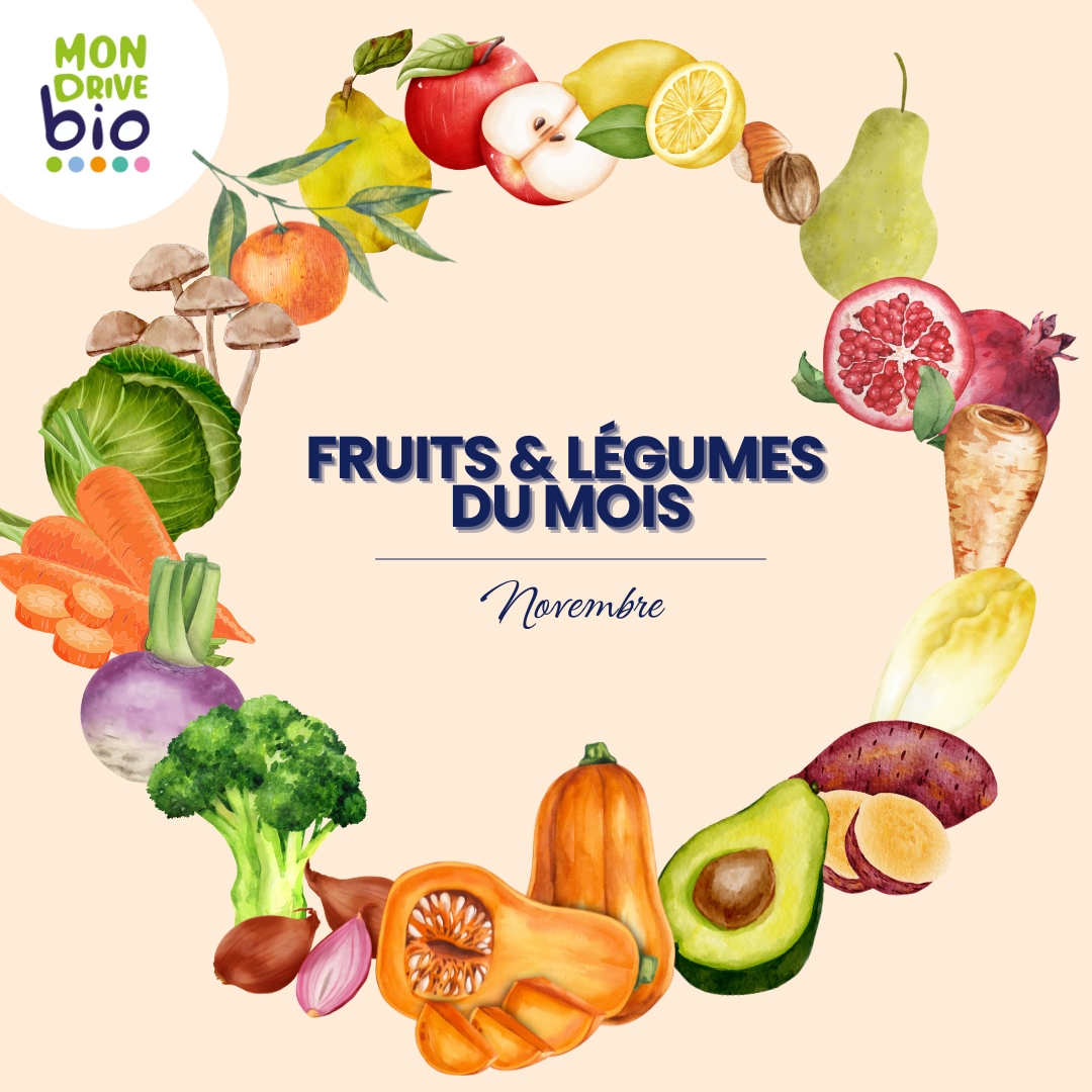 Fruits et légumes du mois de novembre