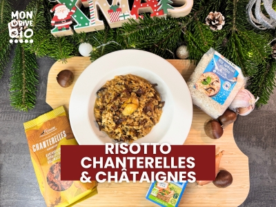 Risotto de chanterelles & châtaignes