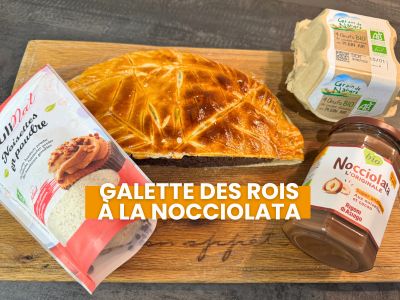 Galette des rois à la pâte à tartiner Nocciolata